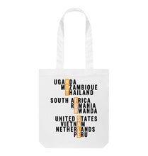 Load image into Gallery viewer, White Global Fight - Organic Tote Bag
