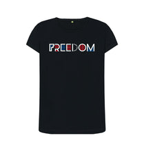 Load image into Gallery viewer, Black Freedom Is Not For Sale - Ladies&#39; Crew Neck Tee
