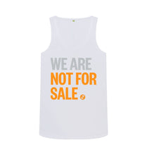 Load image into Gallery viewer, White We Are Not For Sale - Ladies&#39; Tank
