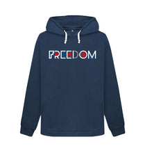 Load image into Gallery viewer, Navy Blue Freedom Is Not For Sale - Ladies&#39; Hoodie
