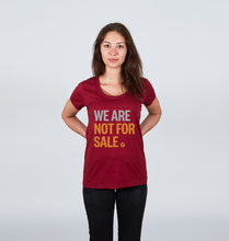 Load image into Gallery viewer, We Are Not For Sale - Ladies&#39; Tee
