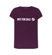 Load image into Gallery viewer, Purple Official Not For Sale - Ladies&#39; Crew Neck Tee

