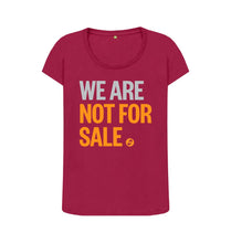 Load image into Gallery viewer, Cherry We Are Not For Sale - Ladies&#39; T-Shirt
