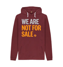 Load image into Gallery viewer, Red Wine We Are Not For Sale - Men&#39;s Hoodie
